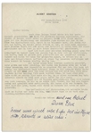 Elsa Einstein Letter Signed From 1935, on Albert Einstein's Stationery -- ''...We rented a beautiful country house, very large and very stately...too grandiose for us, really...''